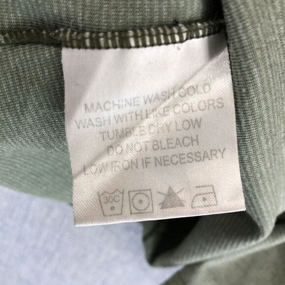 Simms Shirt Long Sleeve V‎ Neck Women's Small Green Mini Stripe Performance Fish - Picture 11 of 12